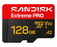 Sandisk 128GB microSDXC Extreme Pro UHS-I 250/120 MB/s - 1549257 - zdjęcie 1